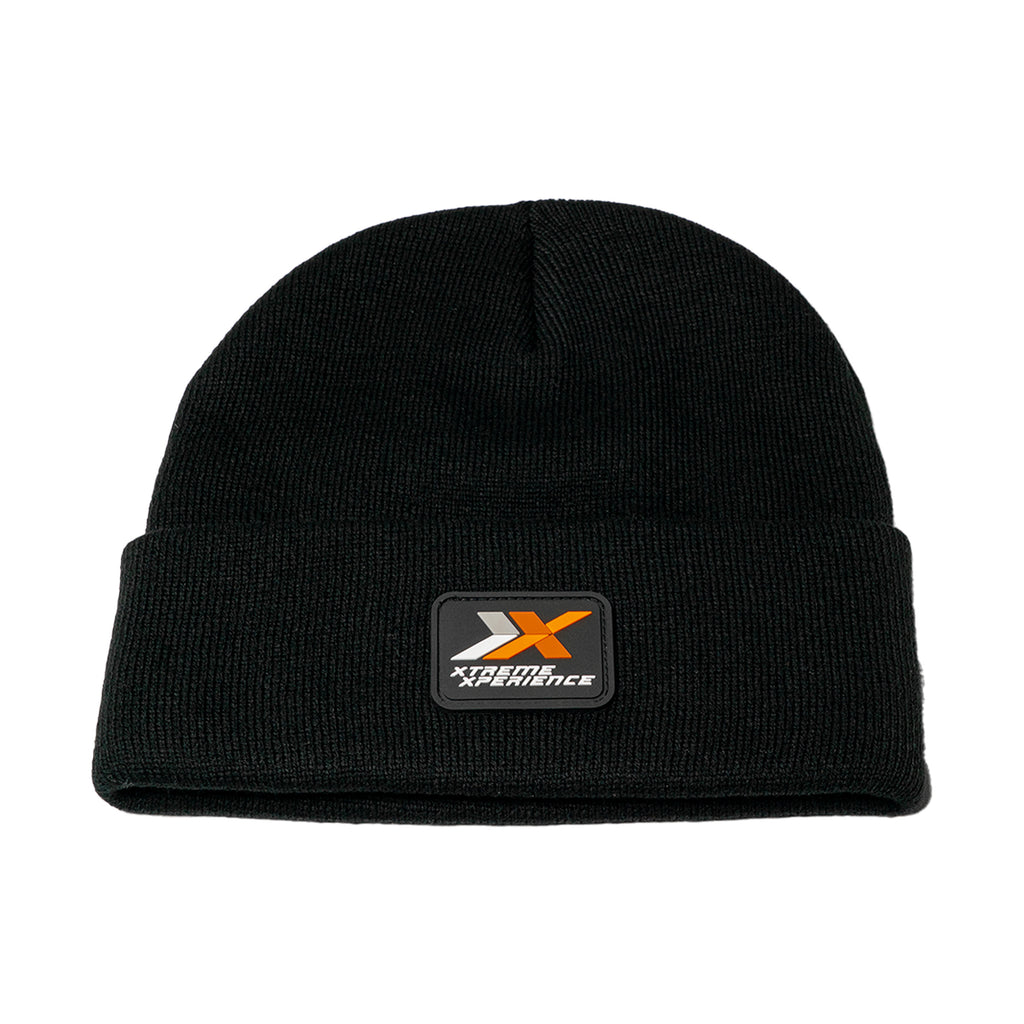Knit Beanie with XX Rubber Patch
