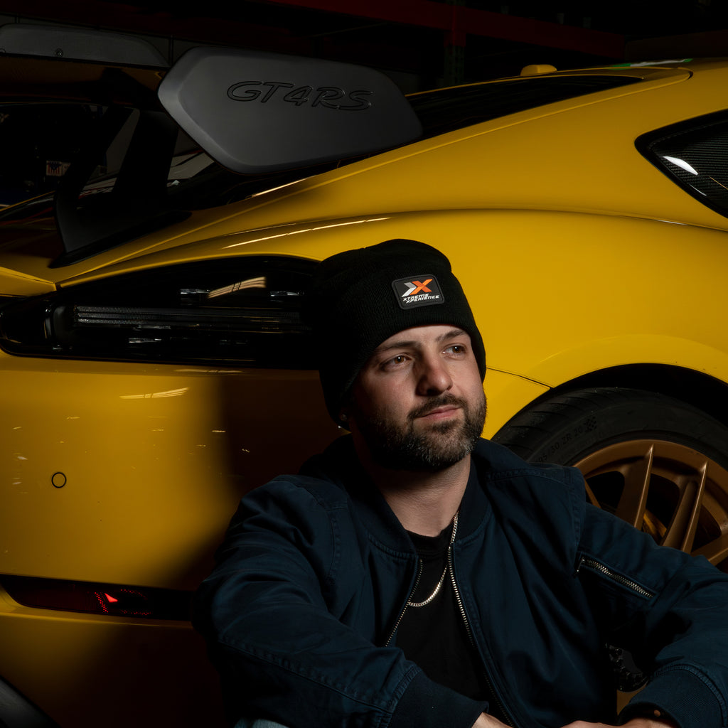 Knit Beanie with XX Rubber Patch