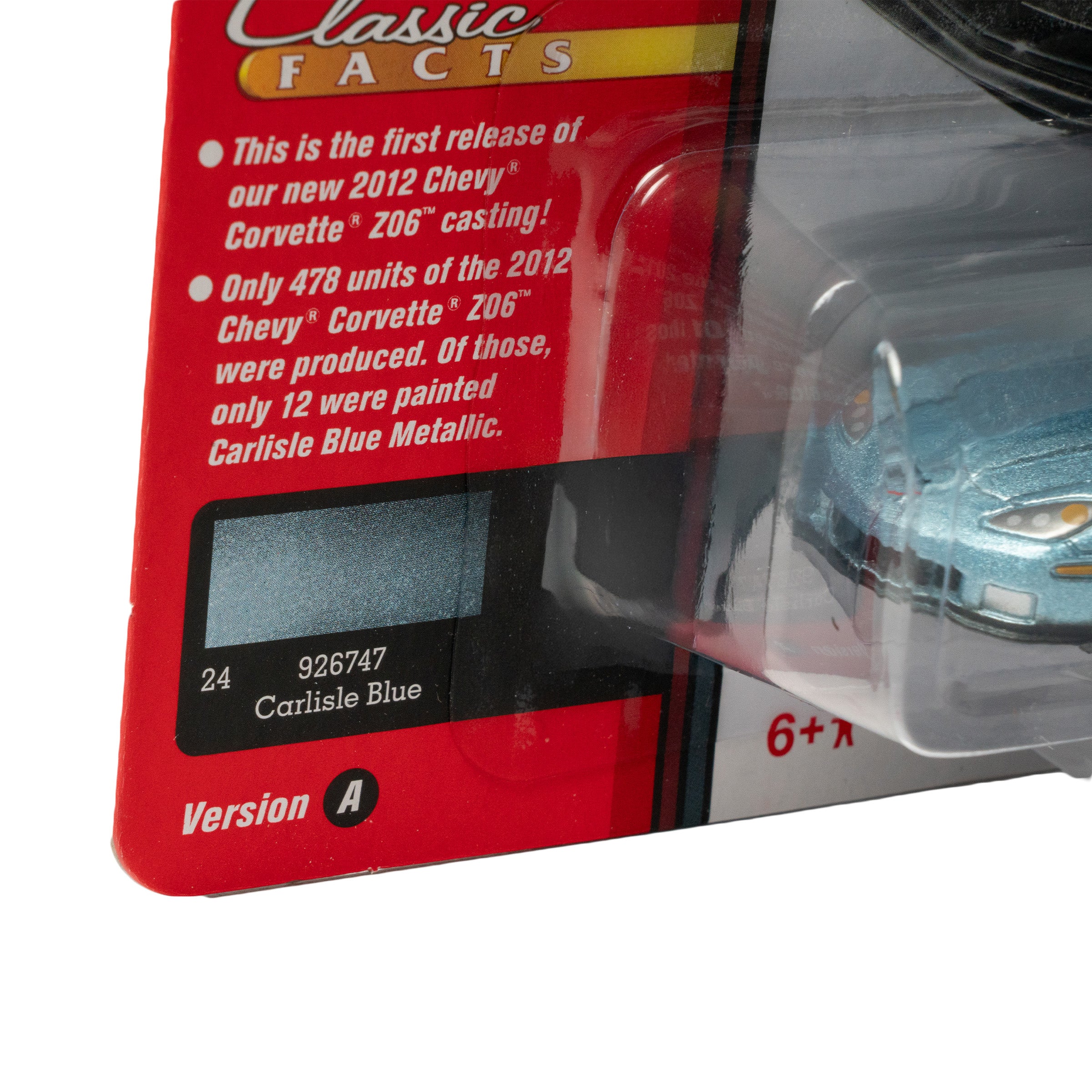 Limited Edition 2012 Corvette Z06 Matchbox