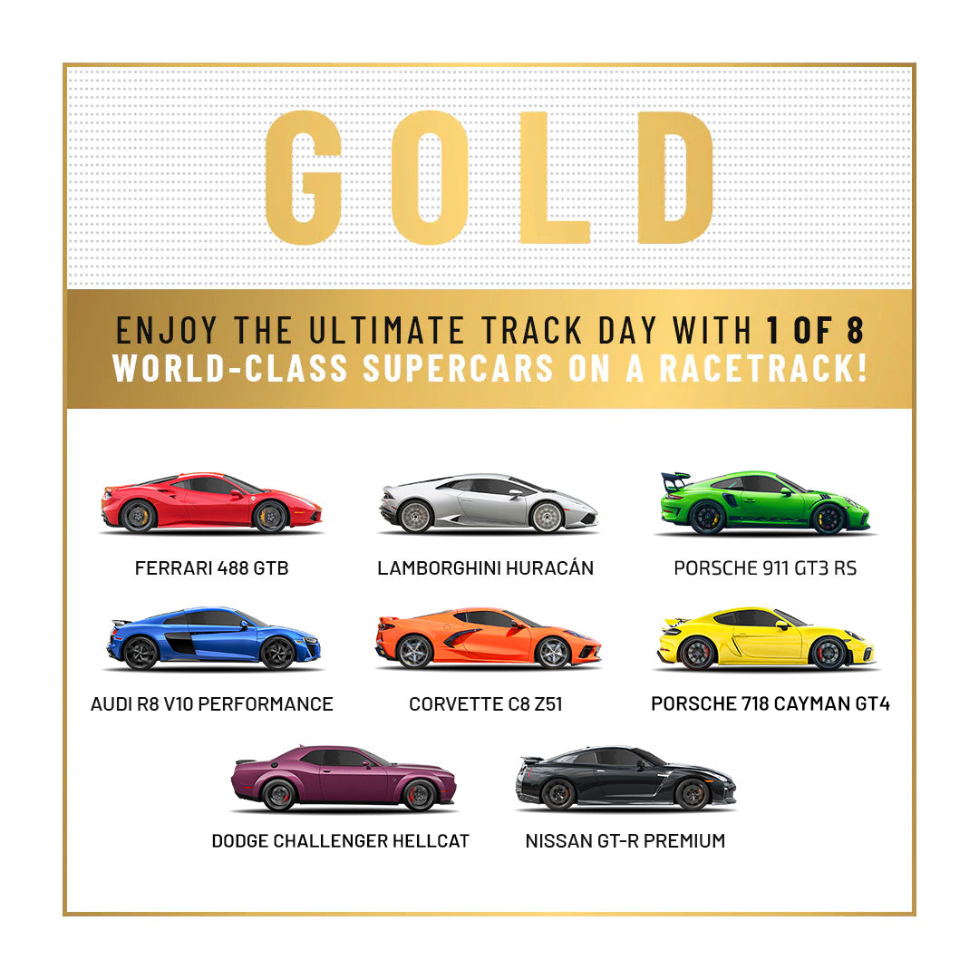 Supercar Track Xperience Gift Vouchers